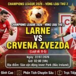 Nhan dinh soi keo Larne vs Crvena Zvezda vong loai Cup C1 tai Xoilac TV